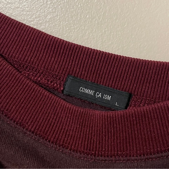 Y2k COMME ÇA ISM 1/2-length sleeve 100% cotton tee W Size M - Picture 3 of 8